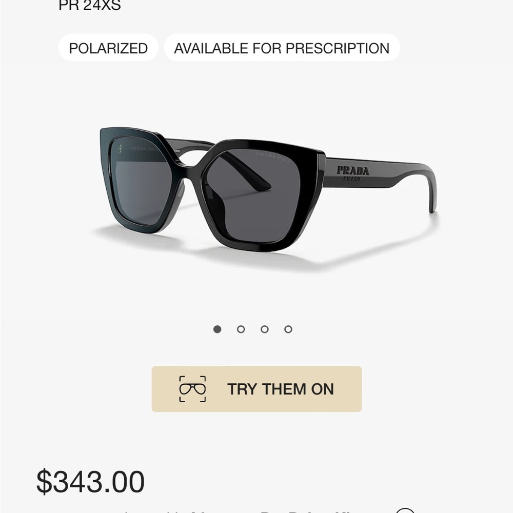 Prada polarized sunglasses PR 24X